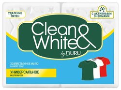 Хозяйственное мыло DURU Сlean & White универсальное