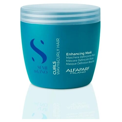 Маска для кудрявых и вьющихся волос Semi Di Lino CURLS ENHANCING MASK, 500 мл разделяющий крем для кудрявых и вьющихся волос alfaparf milano semi di lino curls defining cream