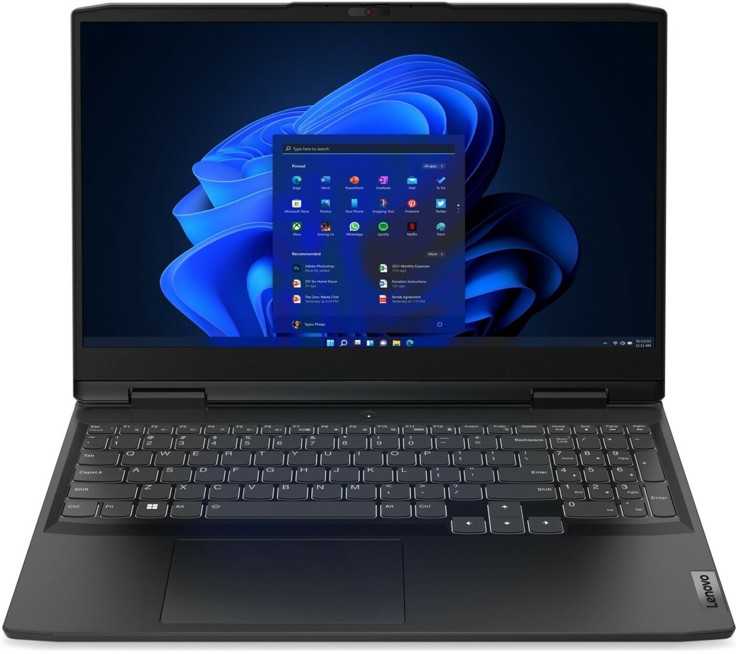 Ноутбук Lenovo IdeaPad Gaming 3 15IAH7 Intel Core i5 12450H 2000MHz/15.6"/1920x1080/8GB/512GB SSD/NVIDIA GeForce RTX 3060 6GB/Без ОС (82S900KMRM) Grey - фотография № 1