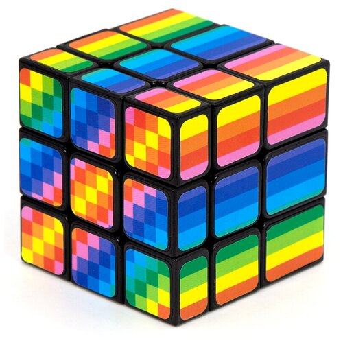 Головоломка FanXin Зеркальный кубик Радуга 3x3 цветной