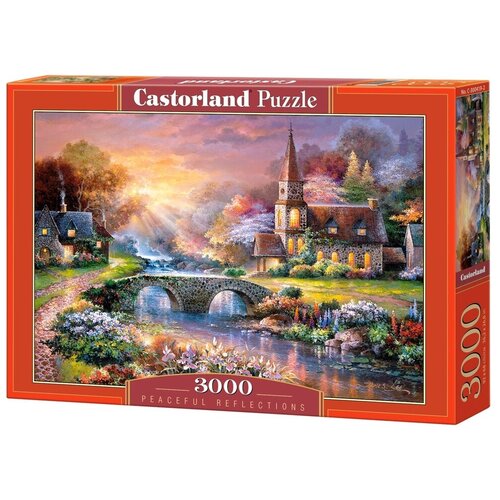 Пазл Castorland Peaceful Reflections (C-300419), 3000 дет., 47х68х5 см, голубой