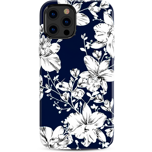 Чехол PQY Blossom для iPhone 12 Pro Max Lily Kingxbar IP 12Pro Max Blossom Series-Lily