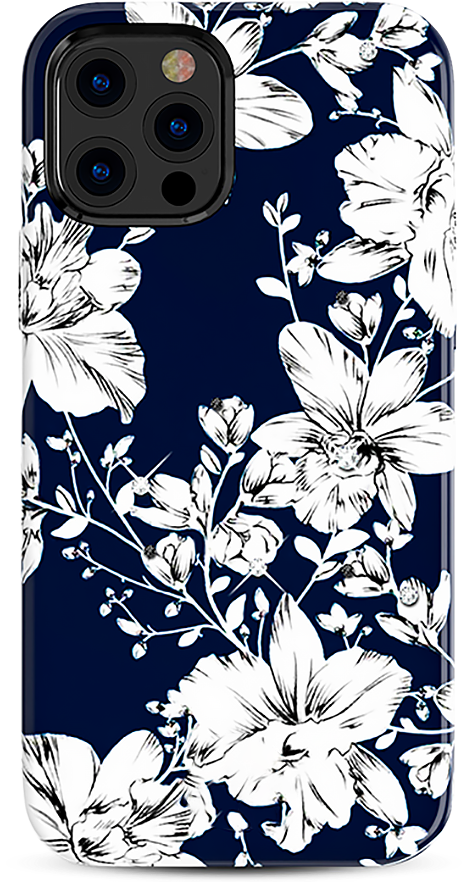 Чехол PQY Blossom для iPhone 12 Pro Max Lily Kingxbar IP 12Pro Max Blossom Series-Lily