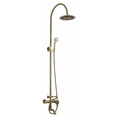 фото Душевая стойка zorg antic a 402ds-br бронза