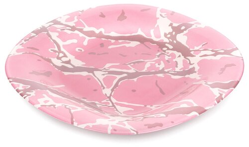 Тарелка десертная Luminarc Марбл Пинк Сильвер,19 см, стекло