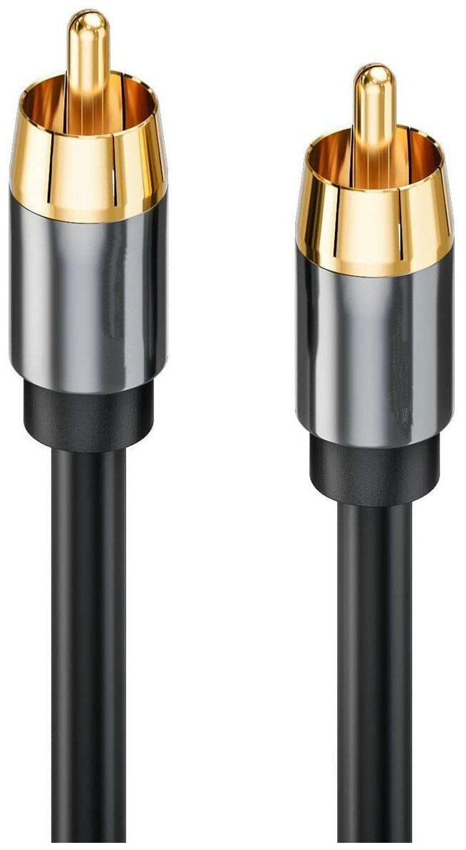 Кабель TUBON Цифровой коаксиальный RCA - RCA / Coaxial / SPDIF / Тюльпаны / Колокольчики OD60 R001