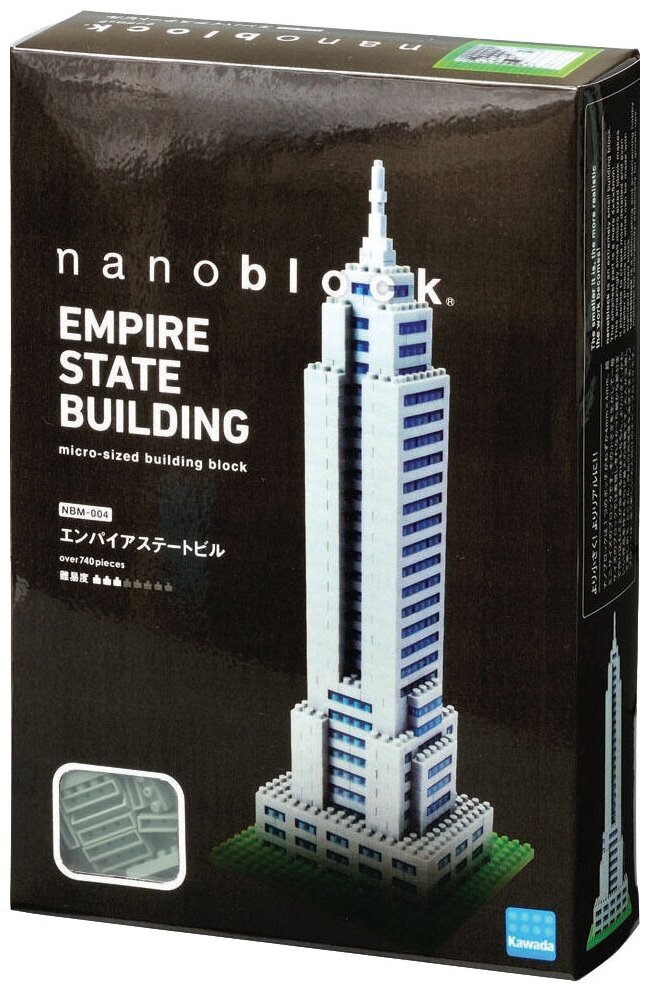 nanoblock Deluxe Эмпайр-стейт-билдинг NBM_004 - фотография № 1