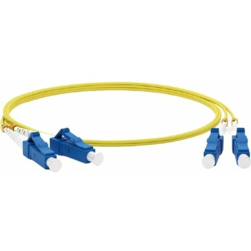 Патч-корд волоконно-оптический шнур SM 9125 OS2 LCUPC-LCUPC 20 мм duplex LSZH 3 м черный код 225262 Hyperline 9шт в упак 13938₽