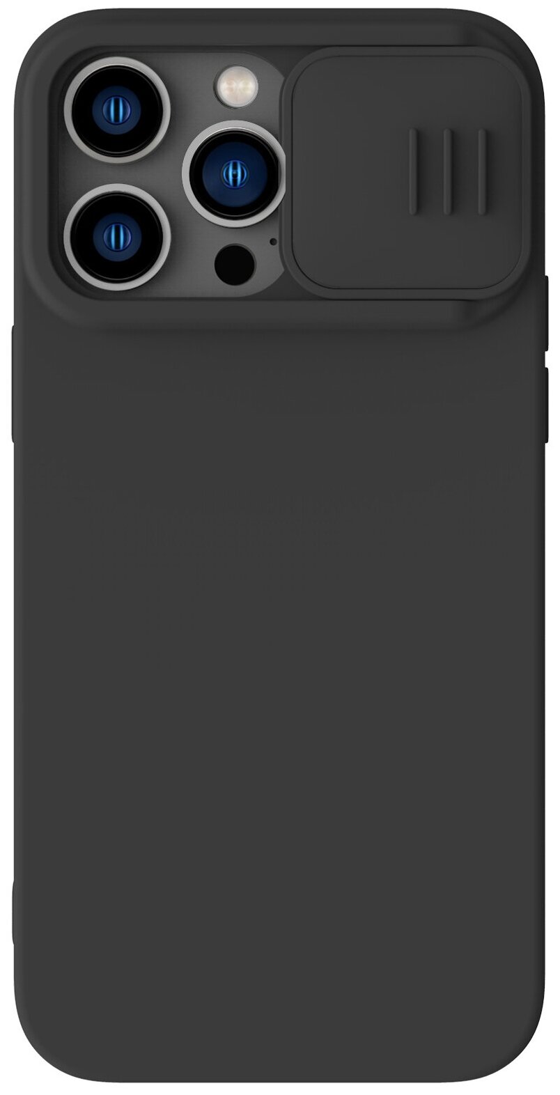 Nillkin для iPhone 14 Pro Max чехол CamShield Silky Silicone Elegant Black, шт
