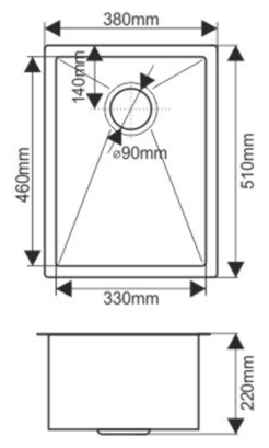 мойка кухонная из нержавеющей стали melana profline d5138hg - фото №11