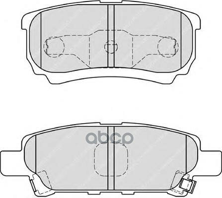 Колодки Зад. mitsubishi Lancer, Outlander 03=> Ferodo арт. FDB1839