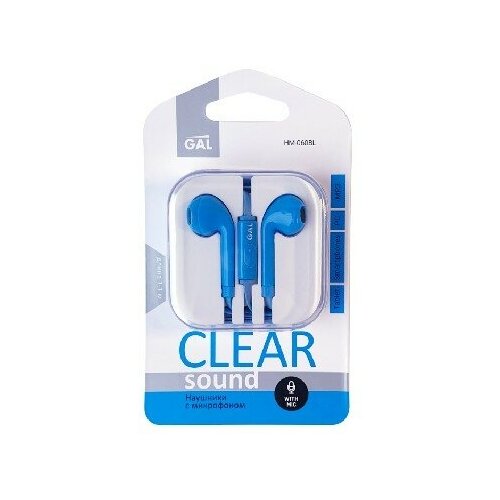 Наушники GAL HM-060BL голубой 71300₽
