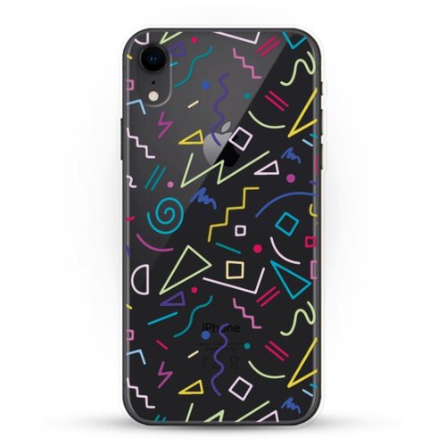 фото Силиконовый чехол цветной узор на apple iphone xr andy & paul