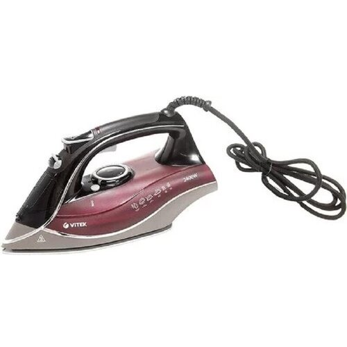 Утюг VITEK 1240-VT-03 мощность 2400 вт Материал подошвы UniCera 782600₽