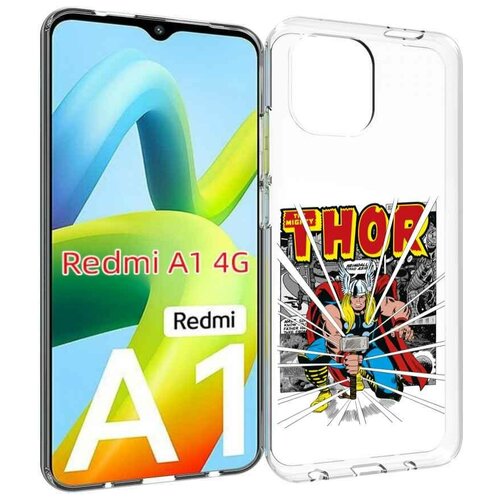 Чехол MyPads тор рисунок для Xiaomi Redmi A1 задняя-панель-накладка-бампер