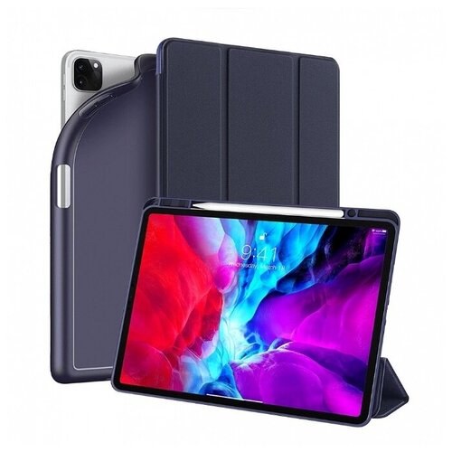 фото Чехол книжка для ipad pro 12.9 (2020) osom, blue dux ducis