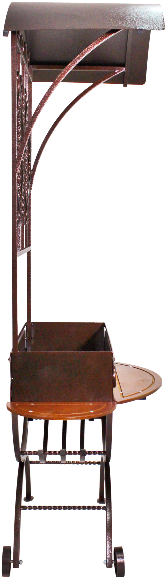Мангал Комплект-Агро элегант с крышей, 96х49х180см - фотография № 3