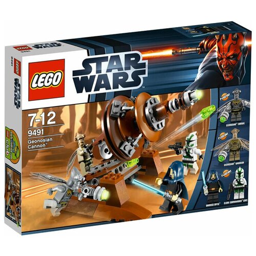 нападение на планету эндор Конструктор LEGO Star Wars 9491 Джеонозианская пушка, 132 дет.