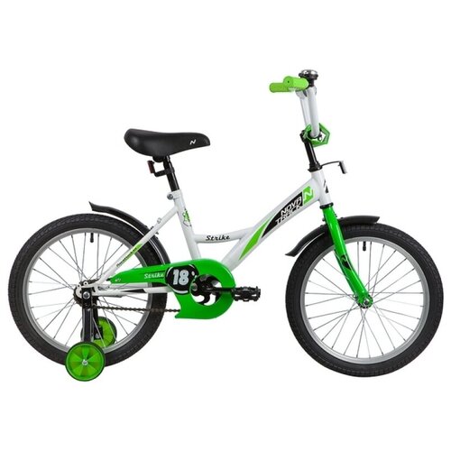 Детский велосипед Novatrack Strike 18 2020 белыйкрасный требует финальной сборки 702000₽