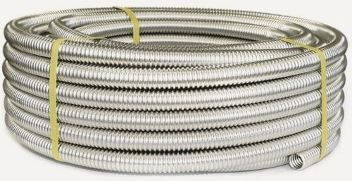 Изображение товара Труба гофрированная сталь нерж SS304 15A Ру15 неотожженная бухта 50м STAHLMANN SP3041510050