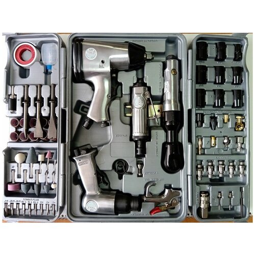 Набор пневмоинструмента и аксессуаров в кейсе 1519000₽