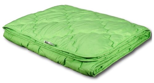 Одеяло AlViTek Бамбук Микрофибра, легкое, 172 х 205 см, зеленый