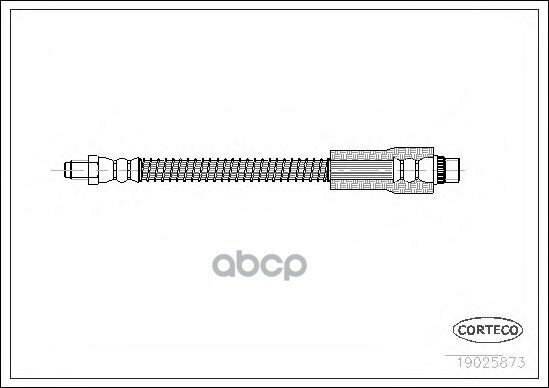 Шланг Тормозной Corteco арт. 19025873