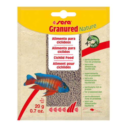 Сухой корм  для  рыб Sera Granured Nature, 20 г