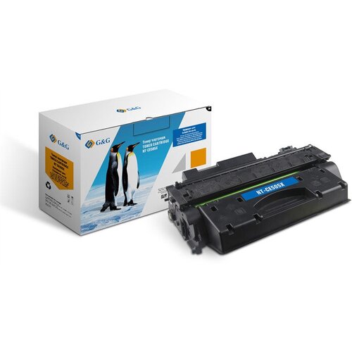 Cartridge G&G 05X для HP LJ P2055/M401/M425; Canon LBP6300/6310/6650/6670/6680 (6500стр.) (аналог CE505X)