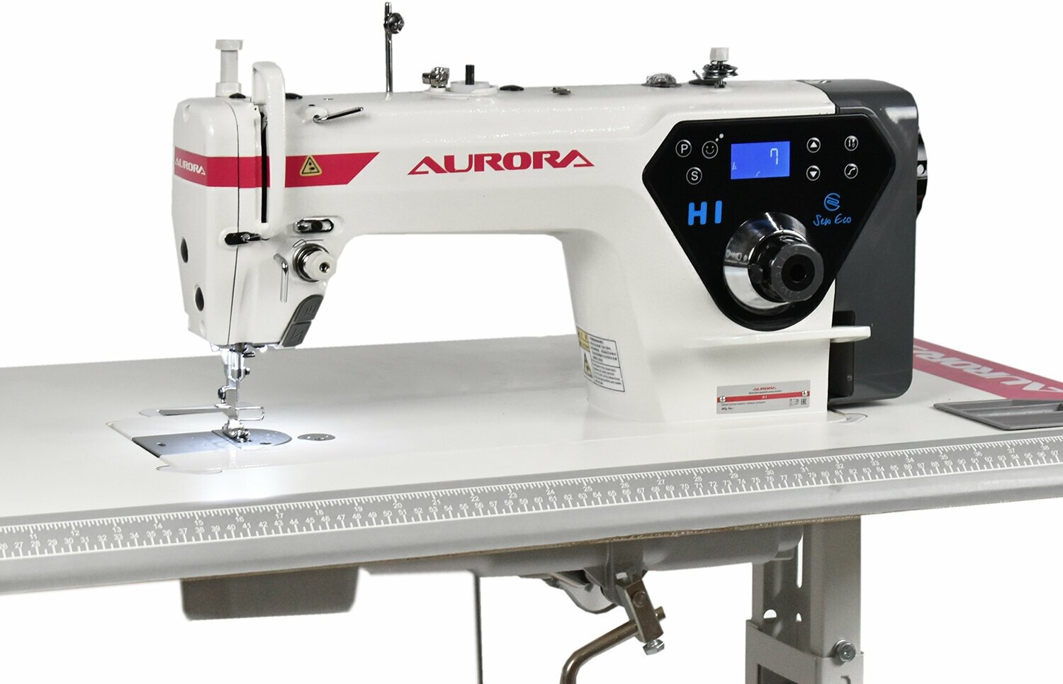 фото Прямострочная промышленная швейная машина Aurora H1 с укороченным столом