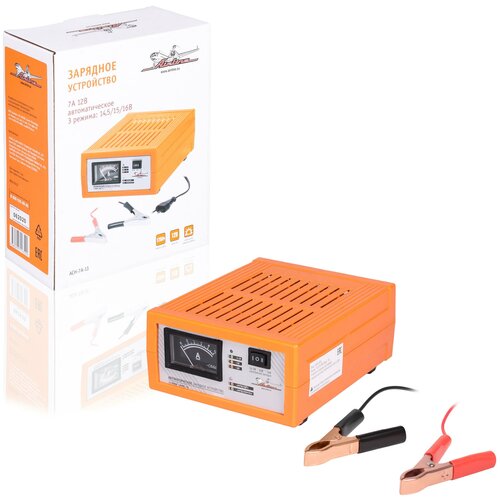Зарядное устройство 7А 12В амперметр автомат импульсн 3 режима 1451516В ACH-7A-13 451000₽