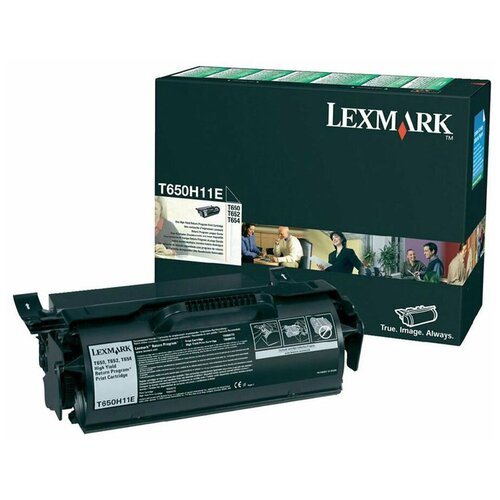 Картридж Lexmark T650H11E, 25000 стр, черный картридж lexmark 64016se оригинальный лазерный картридж lexmark 64016se 6 000 стр черный