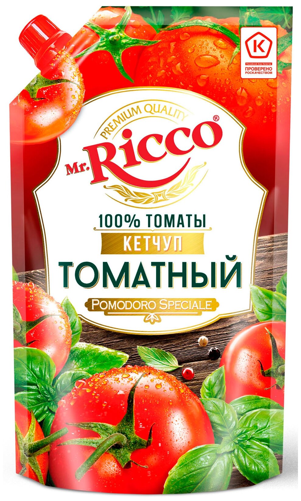 Mr.Ricco Кетчуп, томатный, 350 г/