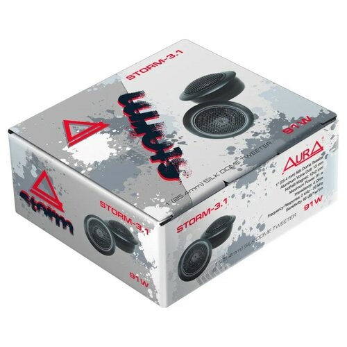 Динамики AurA STORM-31 пищалки твитеры 25 мм 4 Ом 91 Вт 2 шт 990₽