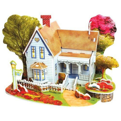 3D-пазл Zilipoo 3D Романтический дом (689-B), 30 дет., 13 см