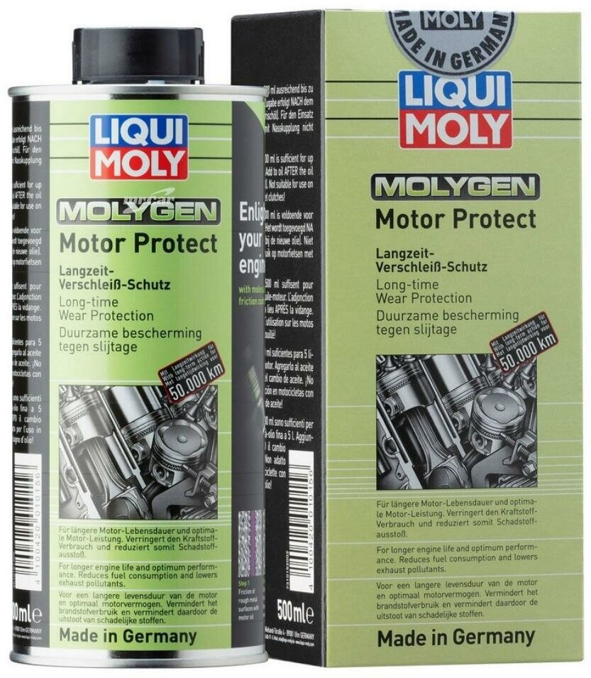 LIQUI MOLY 1015 1015 Замена 9050 Антифрикционная присадка для долговременной защиты двигателя Molygen Motor Protect 05л