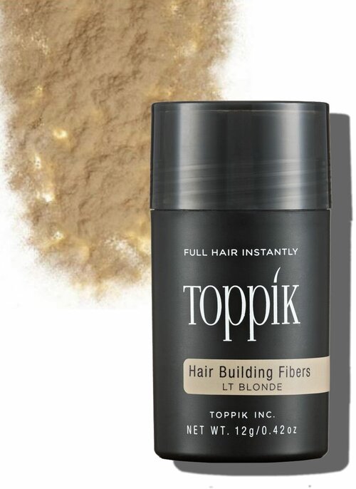 Загуститель для редких волос Toppik светло-русый цвет (Lt. Blond)-12гр.