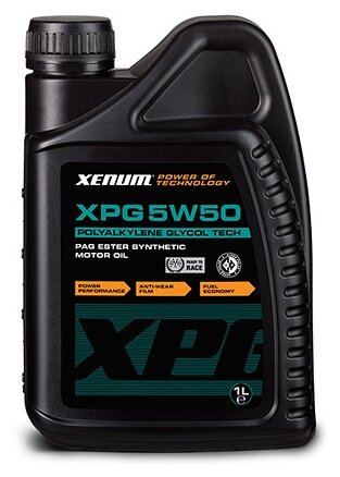 Полиалкиленгликолевое моторное масло (ПАГ) с добавлением эстеров Xenum XPG 5W50 (1 л)