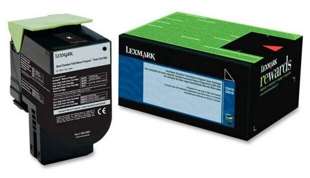 Тонер-Картридж Lexmark 80C8HKE для CX310/410/510 чёрный 4000стр
