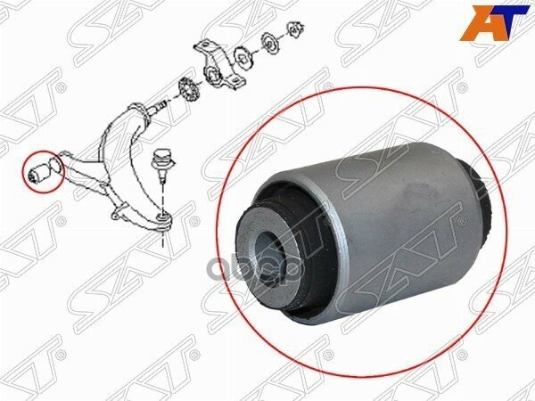 фото Сайлентблок Переднего Рычага Передний Subaru Forester 01-07/Impreza 00-07 Sat арт. ST-20204-SA000
