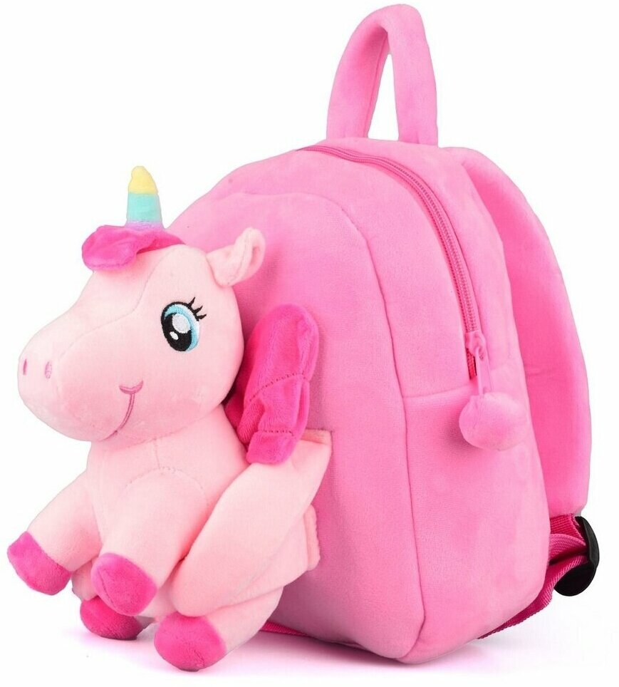 Рюкзак детский дошкольный KAKOO, KBB-97, розовый, 26,5х24х10,5