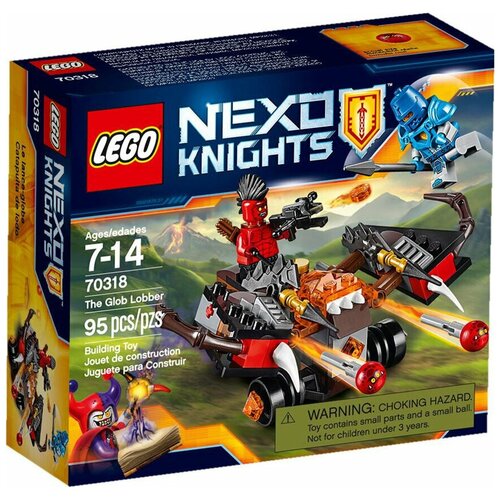 Конструктор LEGO Nexo Knights 70318 Метатель Глоблина, 95 дет. конструктор lego nexo knights 5004388 интро 8 дет