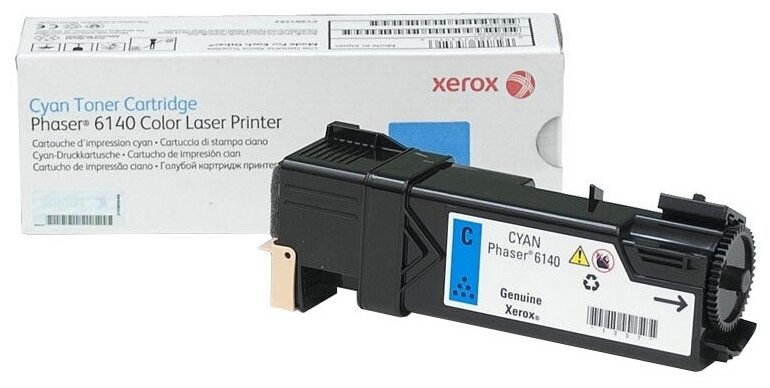 Картридж Xerox 106R01481, 2000 стр, голубой