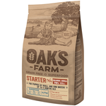 Сухой корм для щенков Oak's Farm беззерновой, с лососем, с крилем (для мелких пород) - изображение