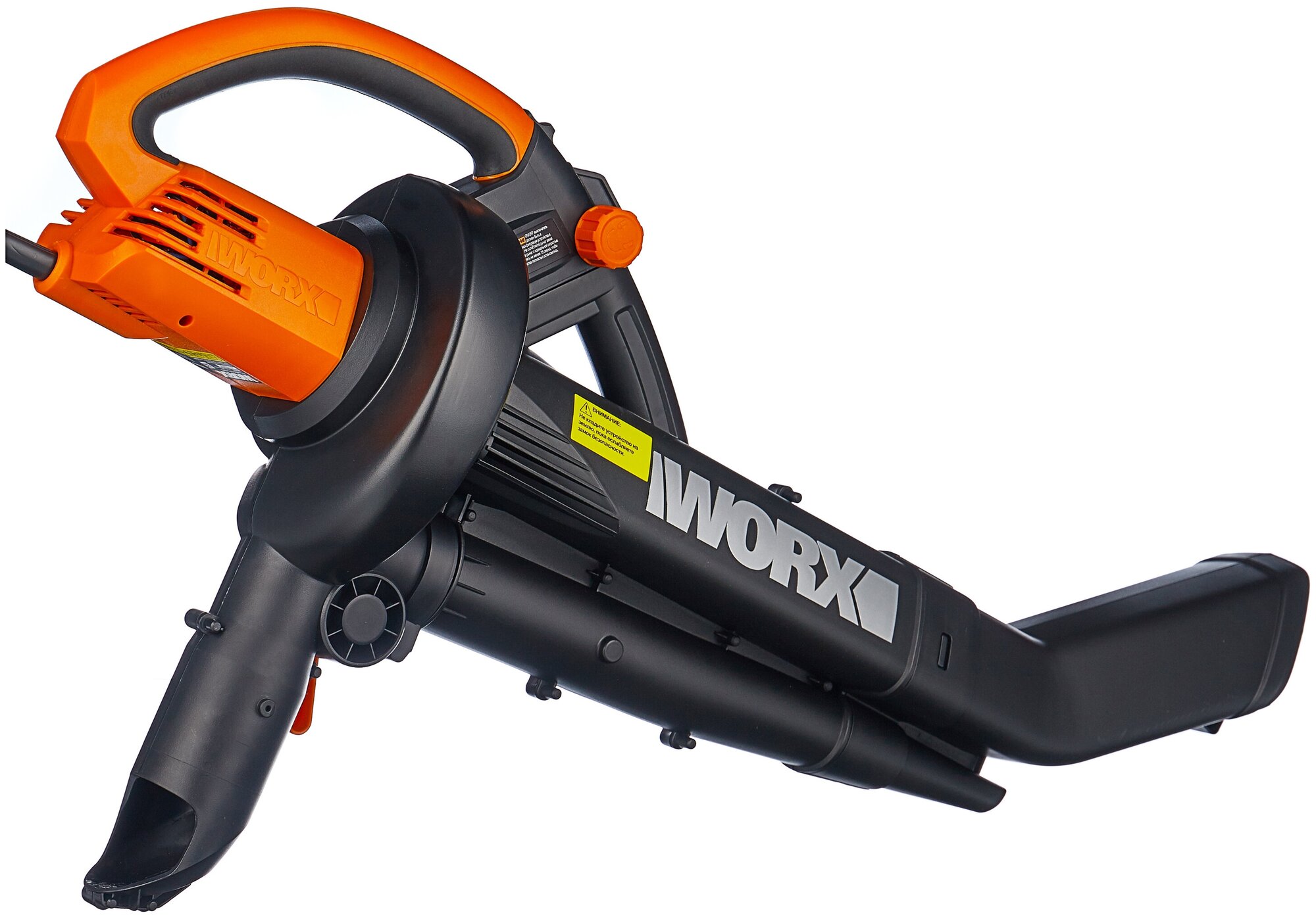 Воздуходув-Садовый Пылесос WORX WG505E, 3000Вт, 335 км/ч, 10м3/мин - фотография № 2