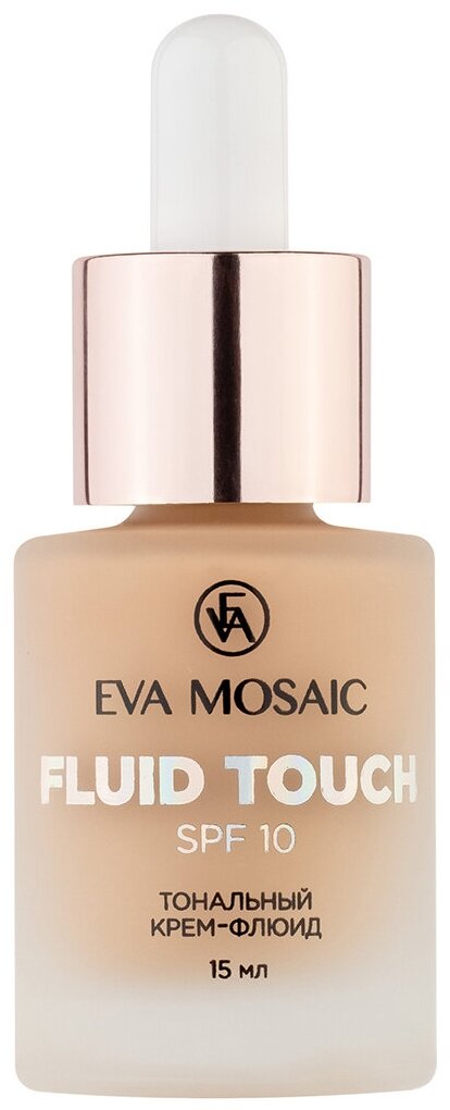 EVA MOSAIC Тональный крем-флюид Fluid Touch, 15 мл, 05 Натуральный