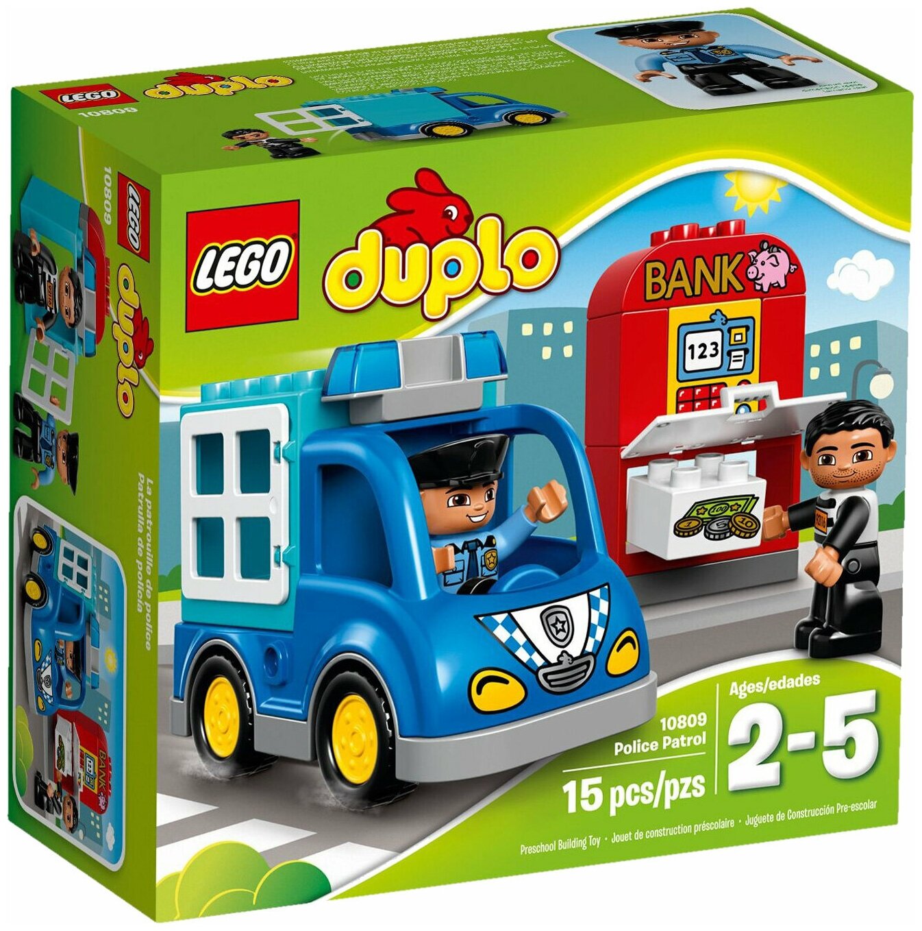 Конструктор LEGO Duplo 10809 Полицейский патруль
