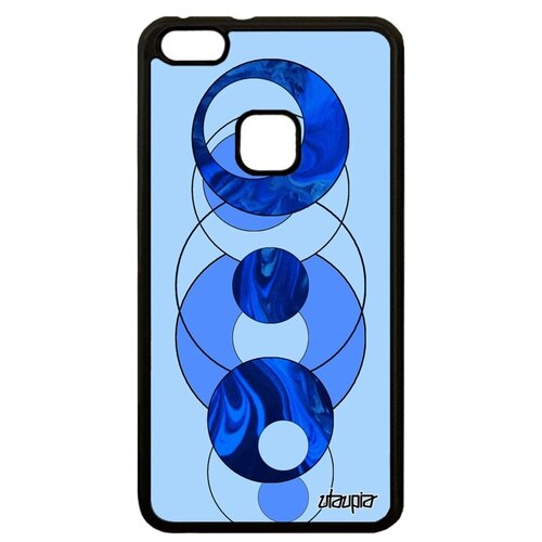 фото Чехол на смартфон huawei p10 lite, "круги" кольца рисунок utaupia