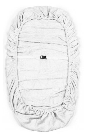 IGROBEAUTY Чехол махровый на кушетку, белый 90*215 см - фото №1
