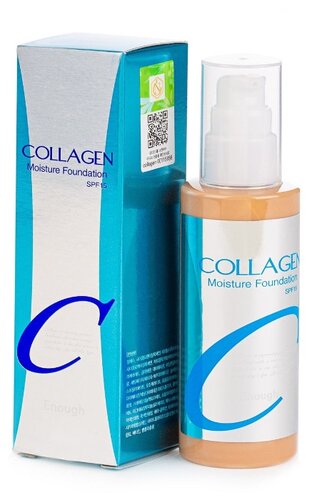 Enough Тональный крем Collagen Moisture Foundation SPF 15, 100 мл